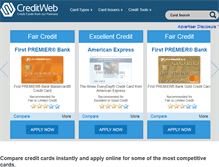 Tablet Screenshot of creditwww.com